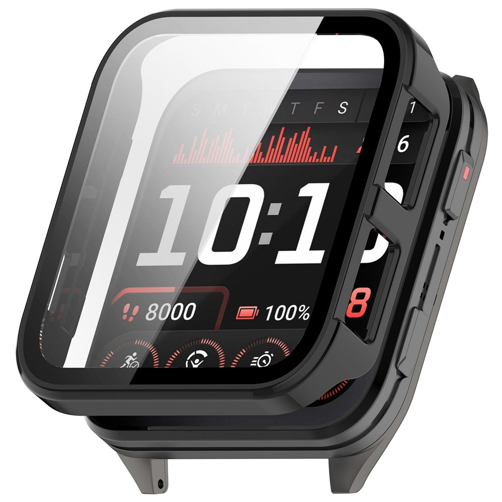 E-shop PC FULL COVER Plastový kryt so sklom pre Garmin Venu X1 čierny