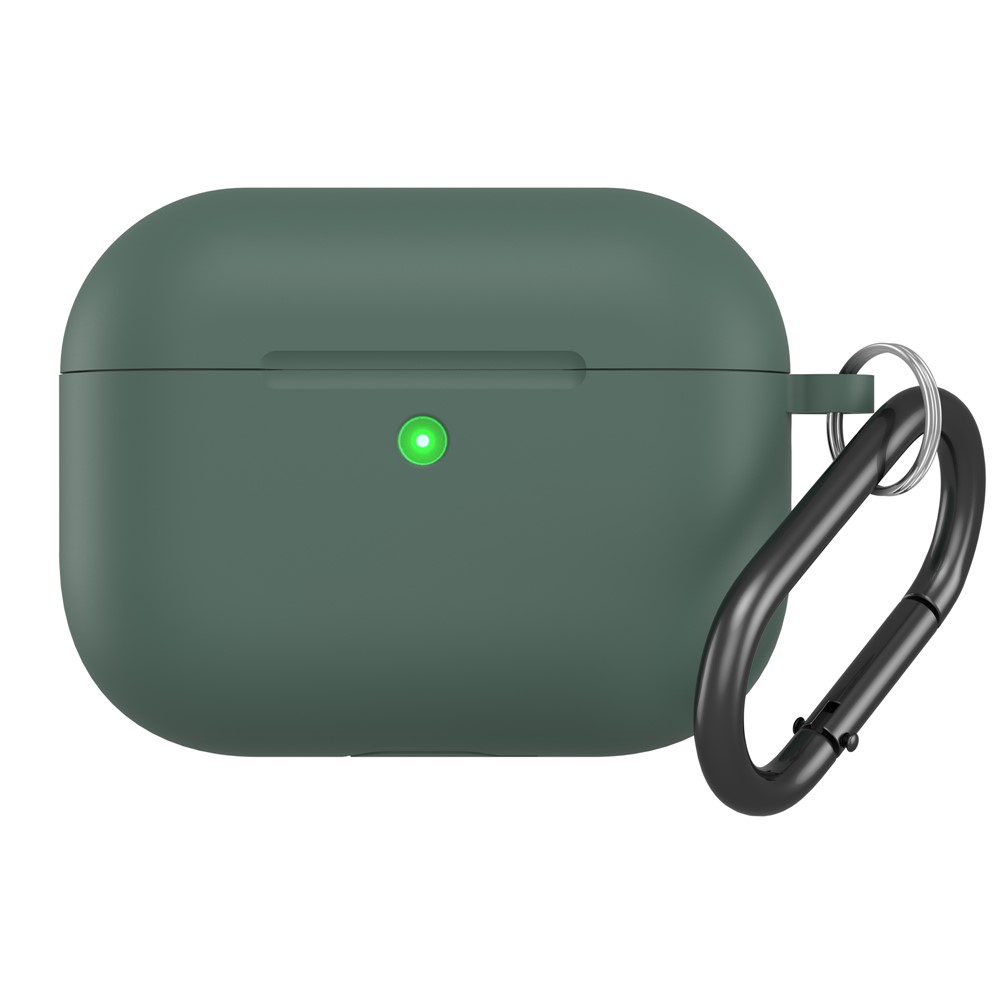 E-shop HOOK Silikónový obal pre Apple AirPods Pro 3 tmavozelený