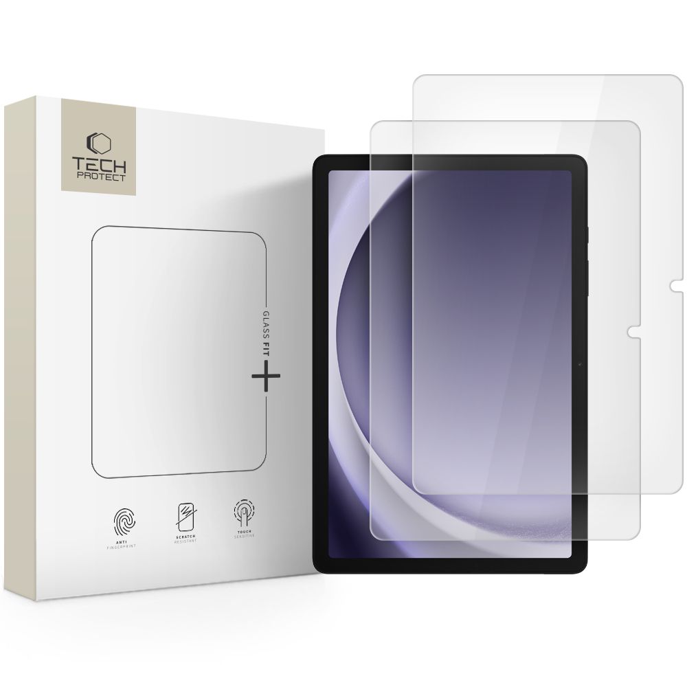 E-shop TECH-PROTECT GLASS FIT+ 2-PACK Ochranné sklo na tablet Samsung Galaxy Tab A9+ / Galaxy Tab A11+
