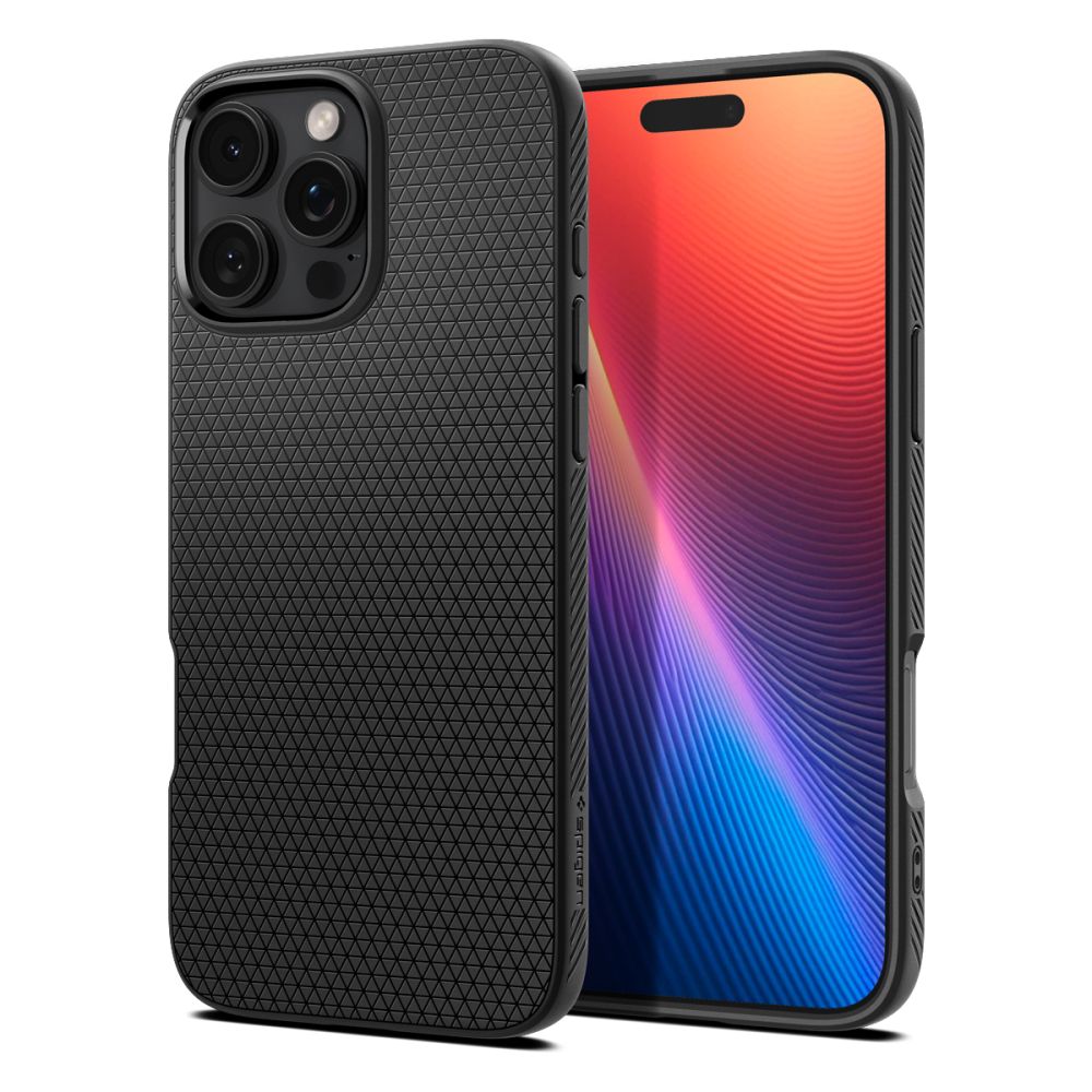 E-shop SPIGEN LIQUID AIR Ochranný kryt pre Apple iPhone 16 Pro MATTE BLACK