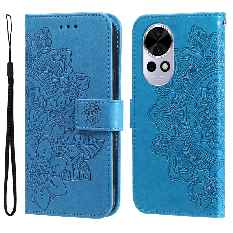 E-shop ART MANDALA Peňaženkový obal pre Huawei Nova 13 modrý