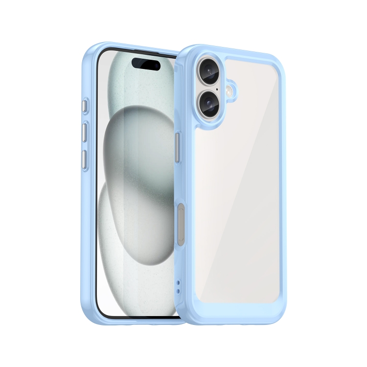 E-shop CRYSTAL Ochranný kryt pre Apple iPhone 16 modrý