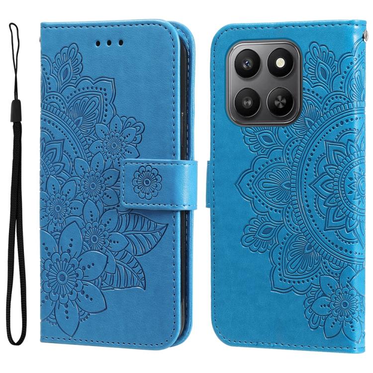 E-shop ART MANDALA Peňaženkový obal pre Honor 400 Smart 5G / Honor X7d modrý