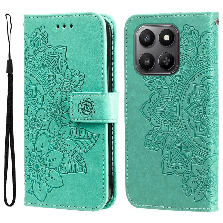 E-shop ART MANDALA Peňaženkový obal pre Honor 400 Smart 5G / Honor X7d zelený