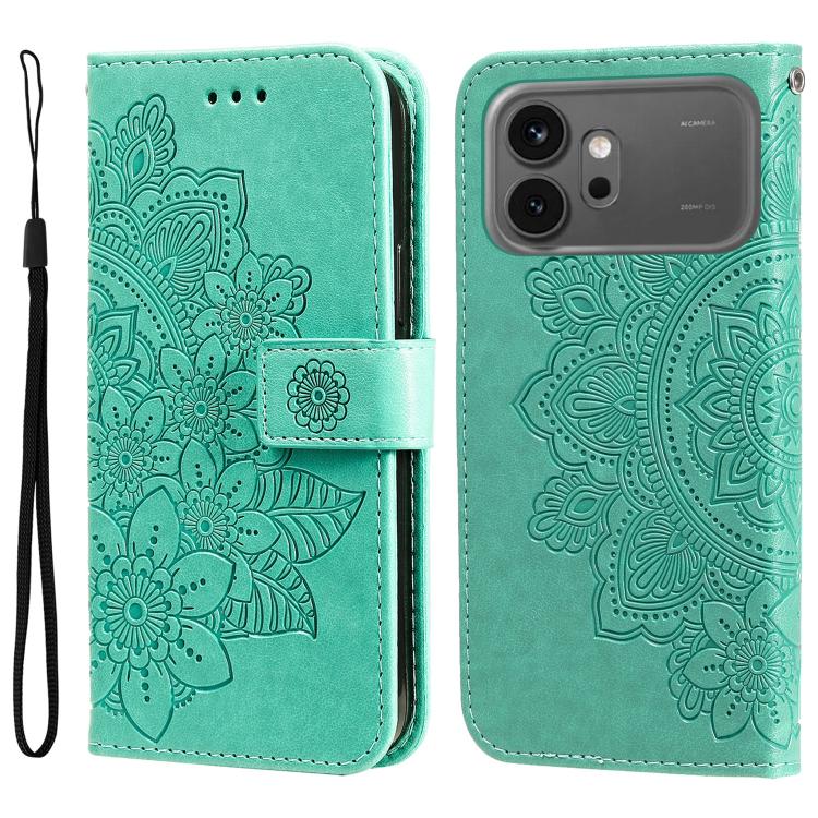 E-shop ART MANDALA Peňaženkový obal pre Honor 600 / Honor 600 Pro zelený