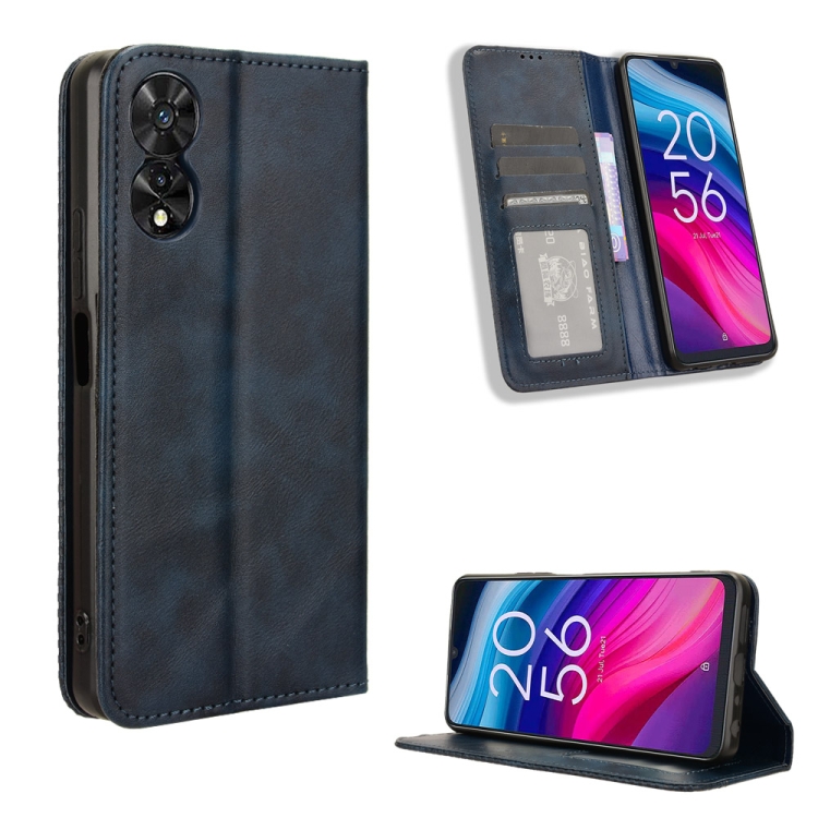 E-shop BUSINESS Peňaženkový kryt pre TCL 50 5G modrý