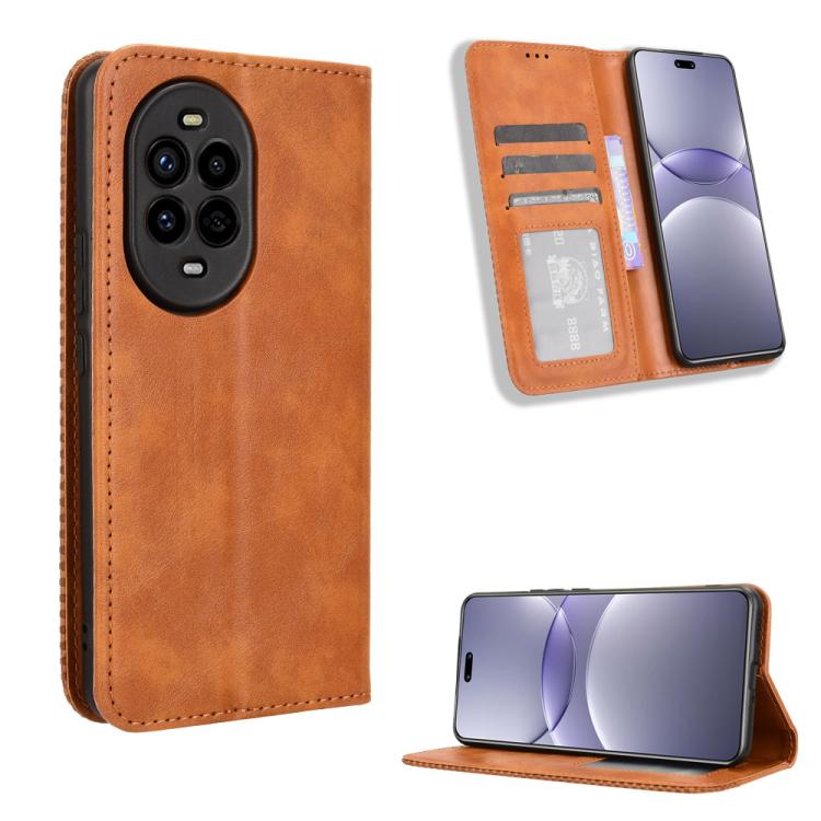 E-shop BUSINESS Peňaženkový kryt pre Huawei Nova 13 Pro hnedý