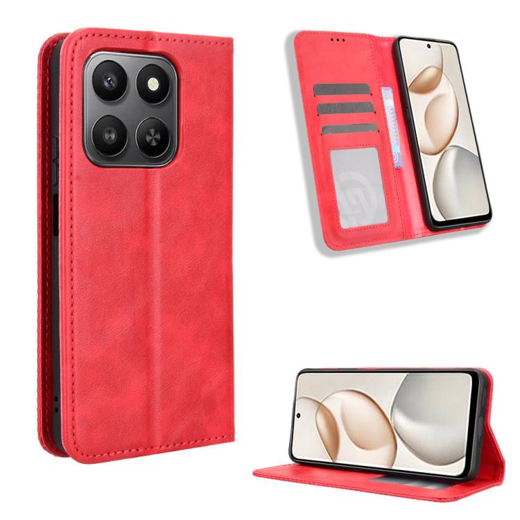 E-shop BUSINESS Peňaženkový kryt pre Honor 400 Smart 5G / Honor X7d červený