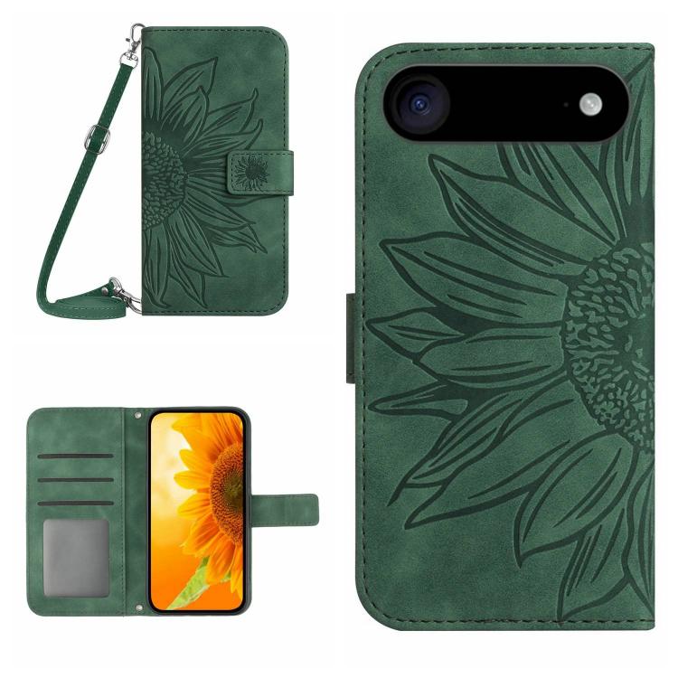 E-shop ART SUNFLOWER Peňaženkový obal so šnúrkou pre Apple iPhone Air zelený