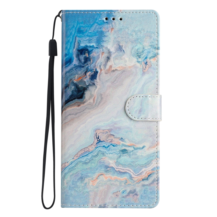 E-shop ART Peňaženkový kryt pre Motorola Moto G35 5G BLUE MARBLE
