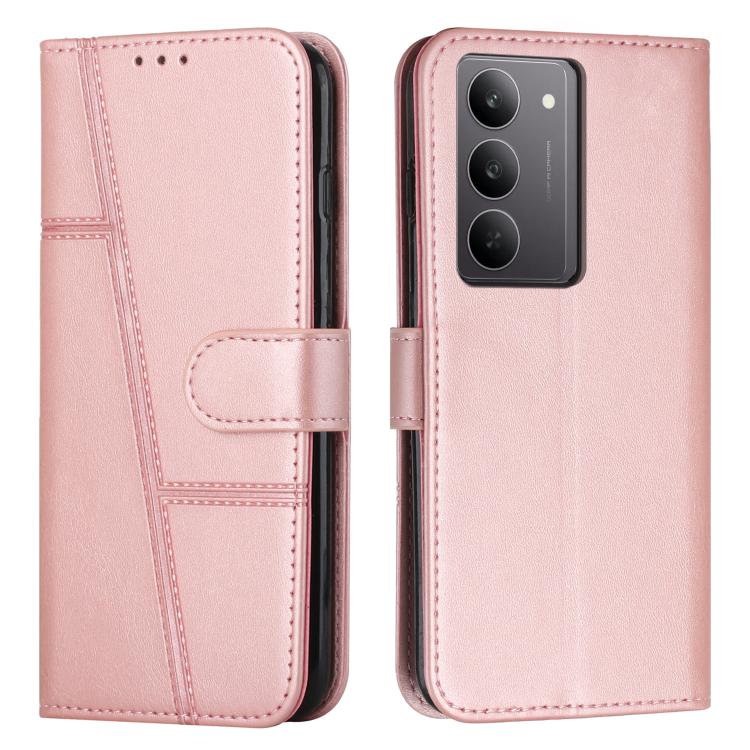 E-shop STITCHED Peňaženkový kryt pre Realme C75 / Realme 14x 5G ružový