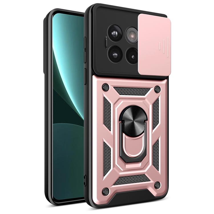 E-shop RING CAMERA Kryt s držiakom pre OnePlus 13R 5G ružový