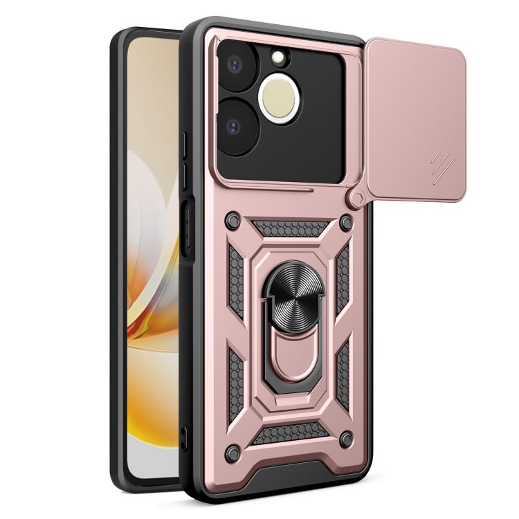 E-shop RING CAMERA Kryt s držiakom pre Realme Note 70T ružový