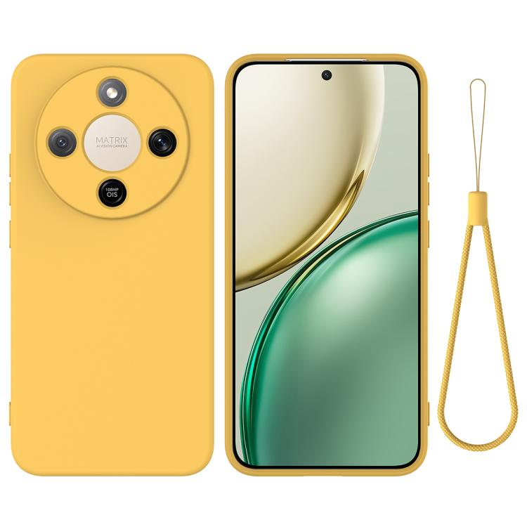 E-shop RUBBER Ochranný obal pre Honor Magic8 Lite 5G žltý