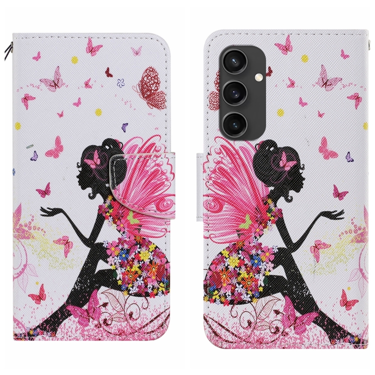 E-shop ART Peňaženkový kryt pre Samsung Galaxy S24 FE 5G FAIRY
