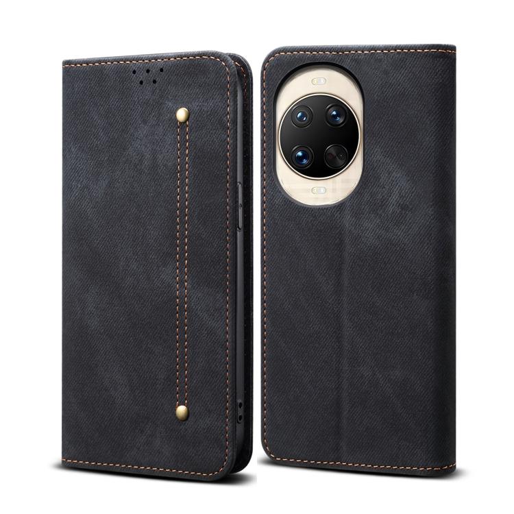 E-shop DENIM Peňaženkový kryt pre Huawei Nova 14 Pro čierny