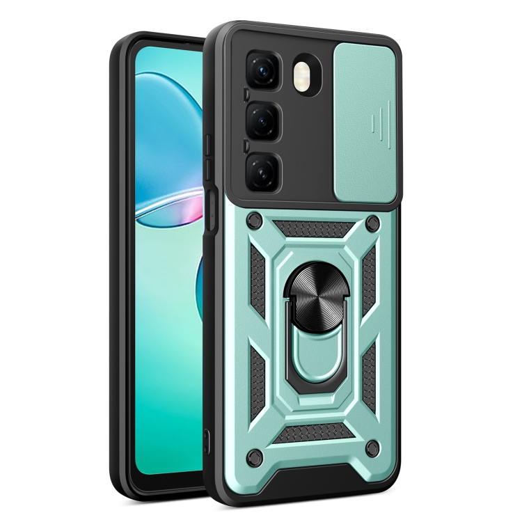 E-shop RING CAMERA Kryt s držiakom pre Infinix Hot 50 / Hot 50 5G zelený