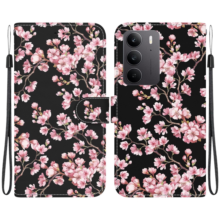 E-shop ART Peňaženkový kryt pre Realme C75 / Realme 14x 5G PLUM BLOSSOM