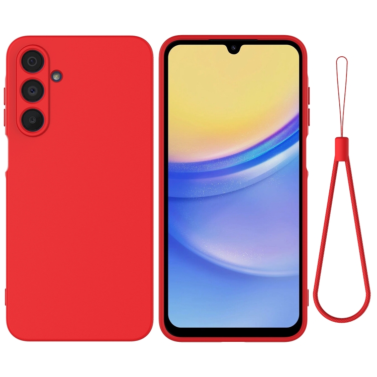 E-shop RUBBER Ochranný obal pre Samsung Galaxy A16 / A16 5G červený