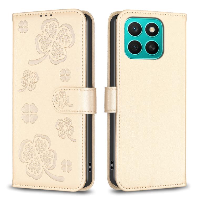 E-shop ART CLOVER Peňaženkový obal pre Honor X8c zlatý