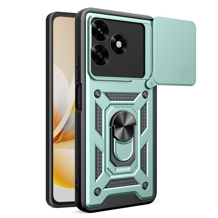 E-shop RING CAMERA Kryt s držiakom pre Honor X5c Plus zelený