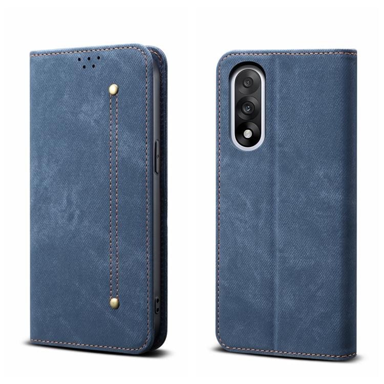 E-shop DENIM Peňaženkový kryt pre OnePlus Nord 5 5G modrý