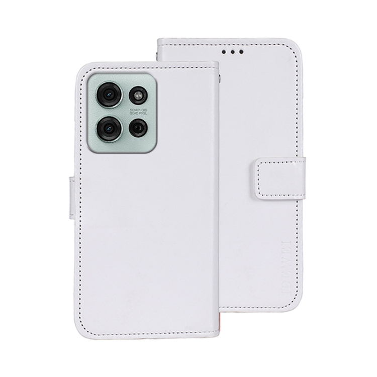 E-shop IDEWEI Peňaženkový kryt Motorola Moto G75 5G biely