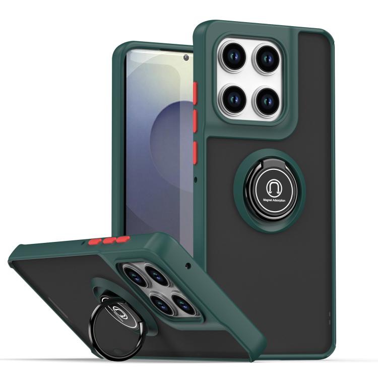 E-shop SHADOW Ochranný kryt s držiakom Motorola Edge 60 Pro tmavozelený