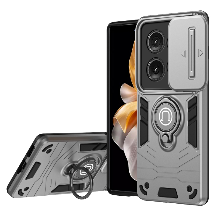 E-shop CAMPROTECT Obal s držiakom pre Motorola Edge 50 šedý