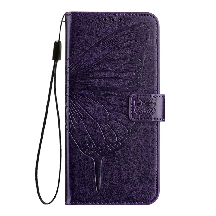 E-shop ART BUTTERFLY Peňaženkový obal pre TCL 505 fialový