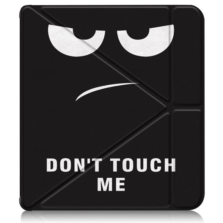 E-shop ART Zaklápacie puzdro pre Kobo Libra Colour DONT TOUCH ME