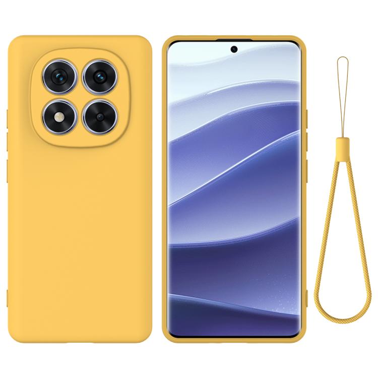 E-shop RUBBER Ochranný obal pre Xiaomi Redmi Note 15 Pro+ 5G / POCO M8 Pro 5G žltý