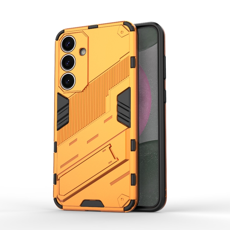 E-shop BIB Ochranný obal so stojanom pre Samsung Galaxy S25+ 5G oranžový