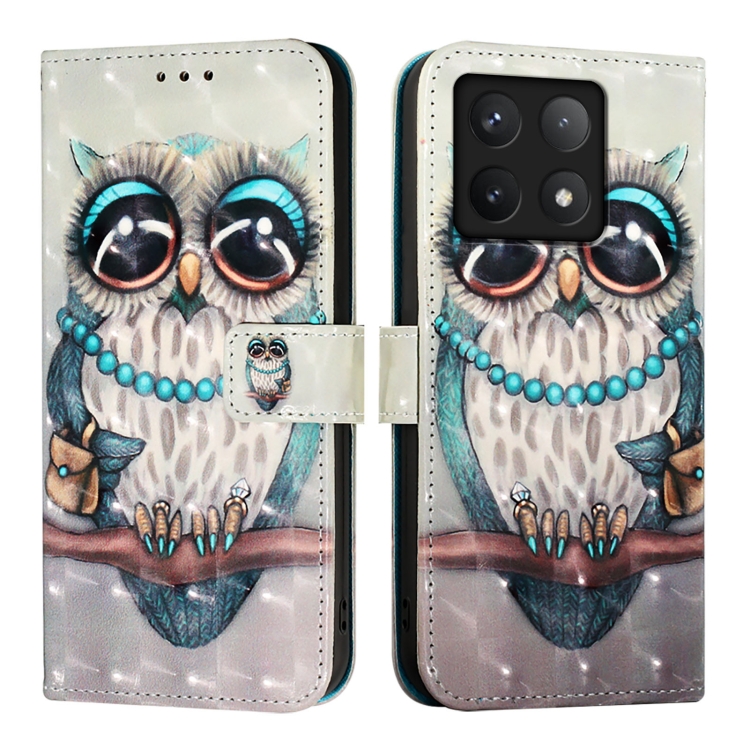 E-shop ART Peňaženkový kryt pre Xiaomi 14T OWL