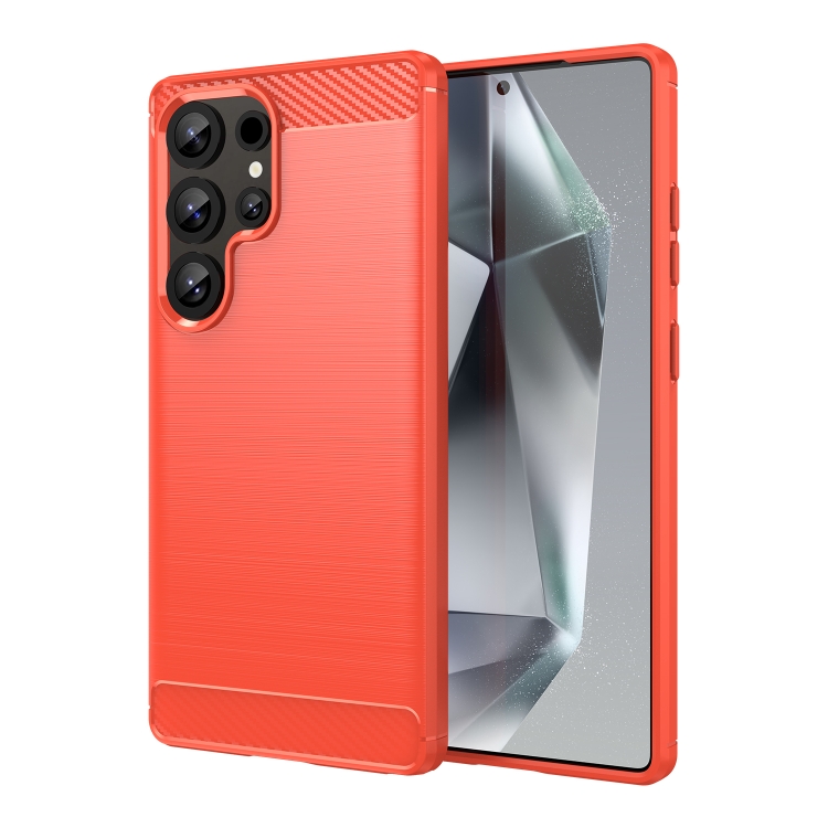 E-shop FLEXI TPU Ochranný kryt Samsung Galaxy S25 Ultra 5G červený