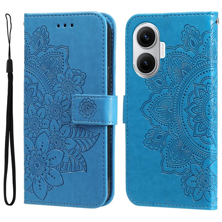 E-shop ART MANDALA Peňaženkový obal pre Xiaomi Poco F7 modrý