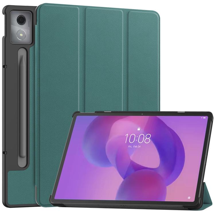 E-shop LEATHER Zaklápací kryt pre Lenovo Idea Tab Pro zelený