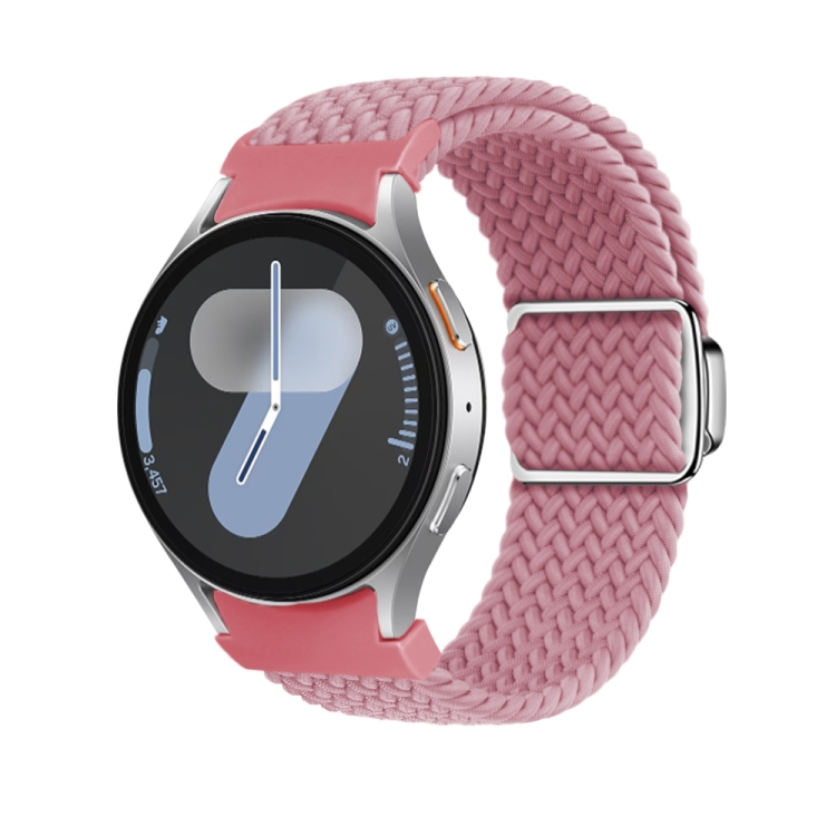 E-shop BRAIDED Nylonový remienok pre Samsung Galaxy Watch 7 (40 / 44 mm) PINK