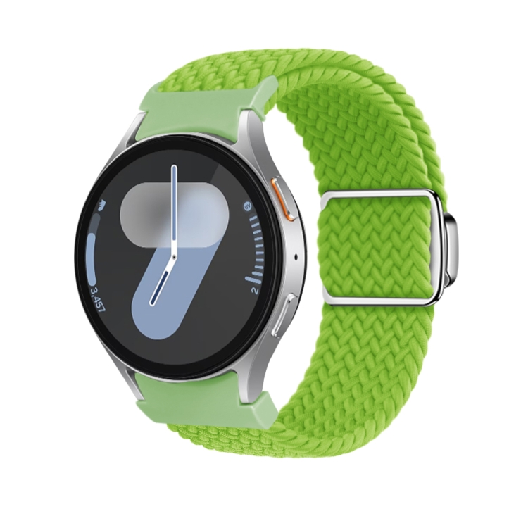 E-shop BRAIDED Nylonový remienok pre Samsung Galaxy Watch 7 (40 / 44 mm) YELLOW GREEN