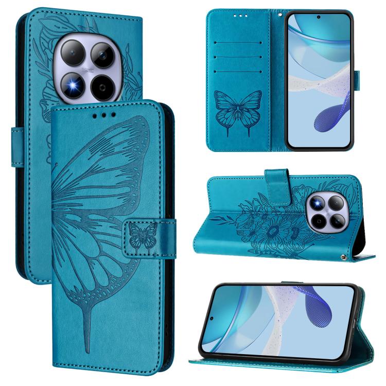 E-shop ART BUTTERFLY Peňaženkový obal pre Xiaomi Redmi Note 15 Pro 5G modrý
