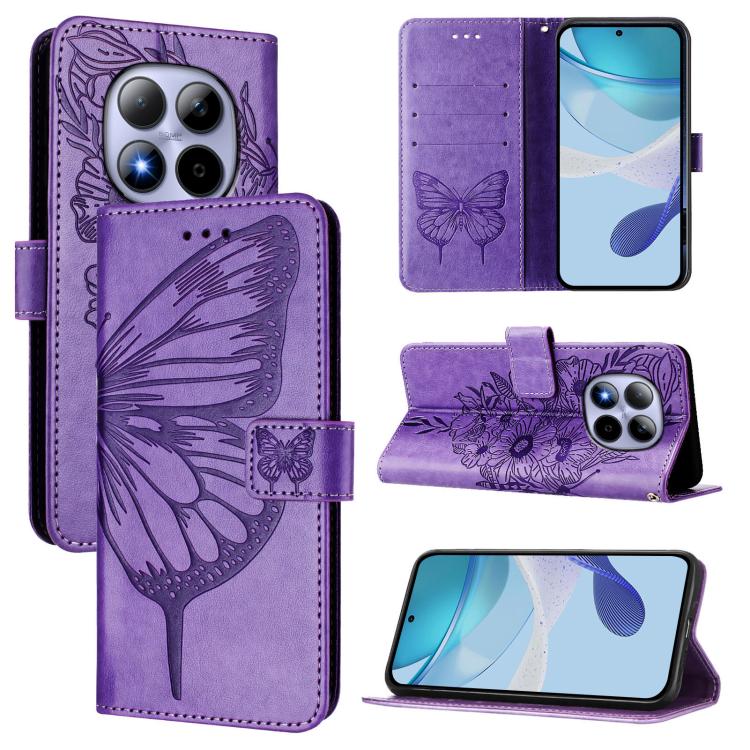 E-shop ART BUTTERFLY Peňaženkový obal pre Xiaomi Redmi Note 15 Pro 5G svetlofialový