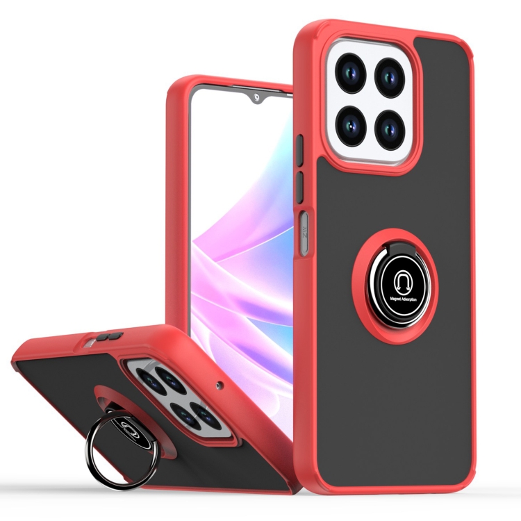 E-shop SHADOW Ochranný kryt s držiakom Honor X6b červený