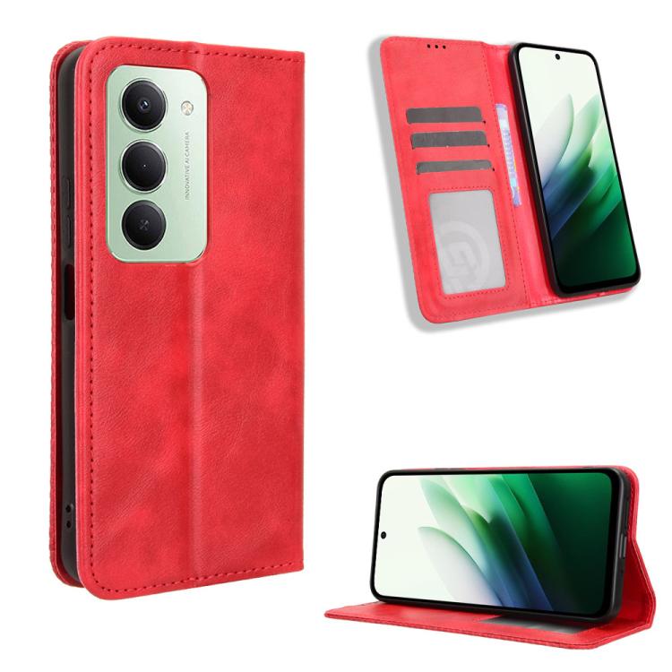 E-shop BUSINESS Peňaženkový kryt pre Xiaomi Redmi 15 / Redmi 15 5G červený