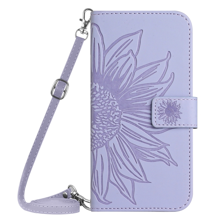 E-shop ART SUNFLOWER Peňaženkový obal so šnúrkou pre Xiaomi 14T fialový