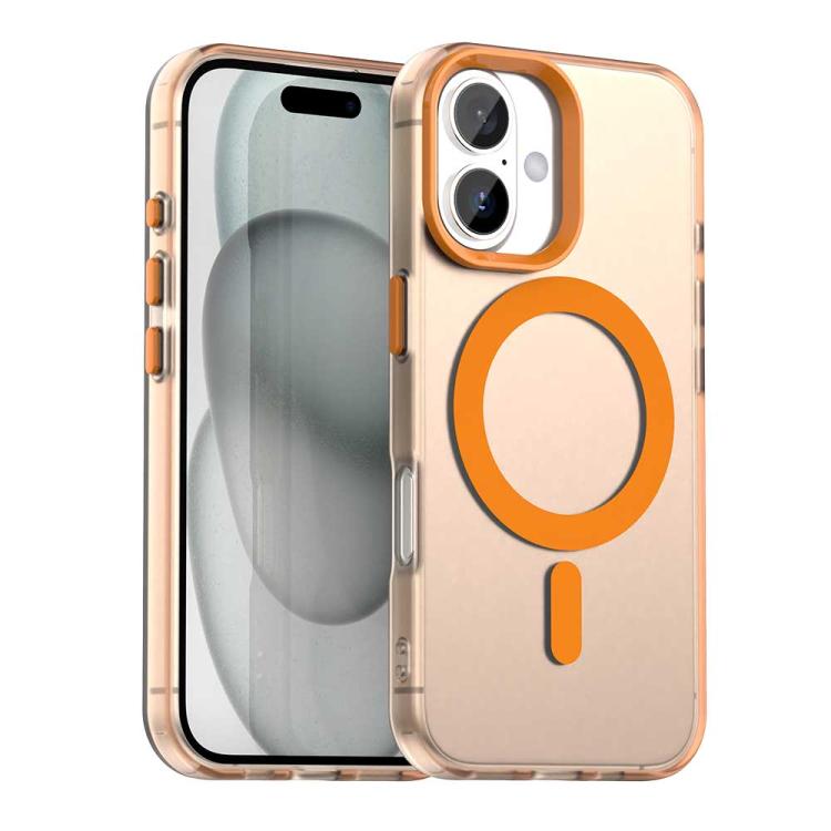 E-shop CANDY MAGSAFE Ochranný kryt pre Apple iPhone 17 oranžový