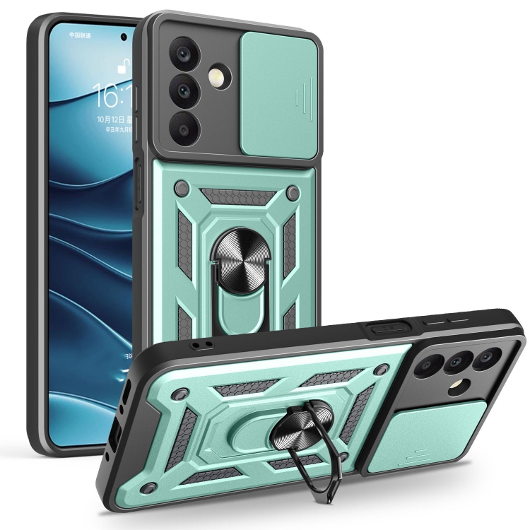 E-shop RING CAMERA Kryt s držiakom pre Samsung Galaxy A26 zelený