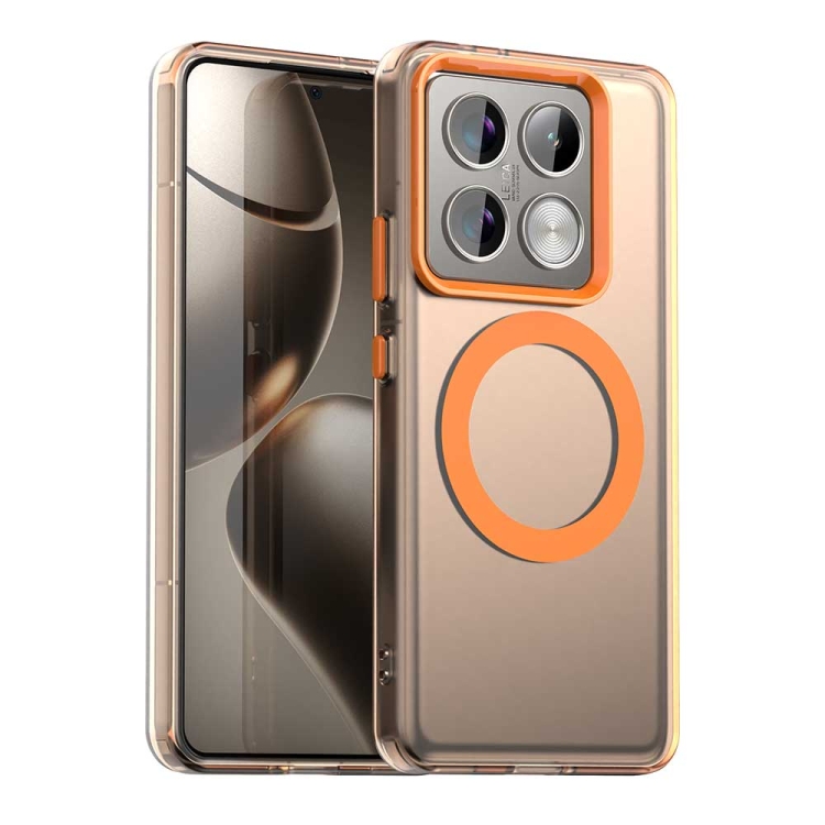 E-shop CANDY MAGSAFE Ochranný obal pre Xiaomi 14T Pro oranžový