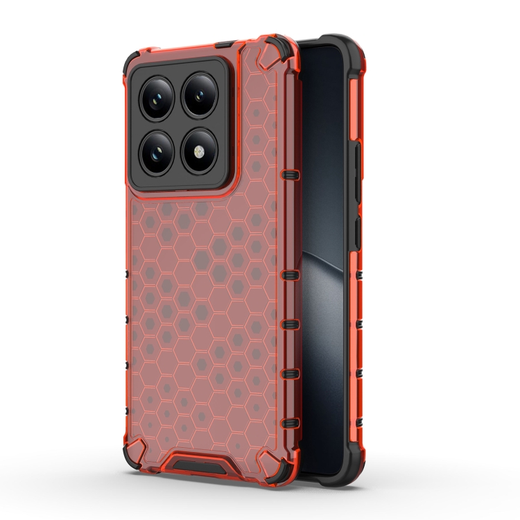 E-shop HONEYCOMB Ochranný kryt Xiaomi 14T Pro červený