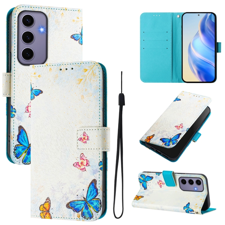E-shop ART Peňaženkový kryt pre Samsung Galaxy S24 5G BUTTERFLY