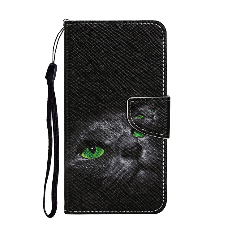 E-shop ART Peňaženkový kryt pre Samsung Galaxy A06 BLACK CAT